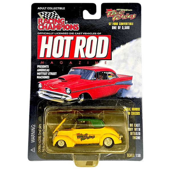 Racing Champions - '37 Ford Convertible - 1999 Hot Rod Magazine Series - Top CollectiblesDiecastRacing Champions