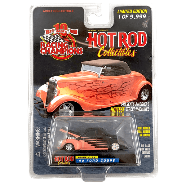 Racing Champions - '40 Ford Coupe - 1999 Hot Rod Collectibles Series - Top CollectiblesDiecastRacing Champions
