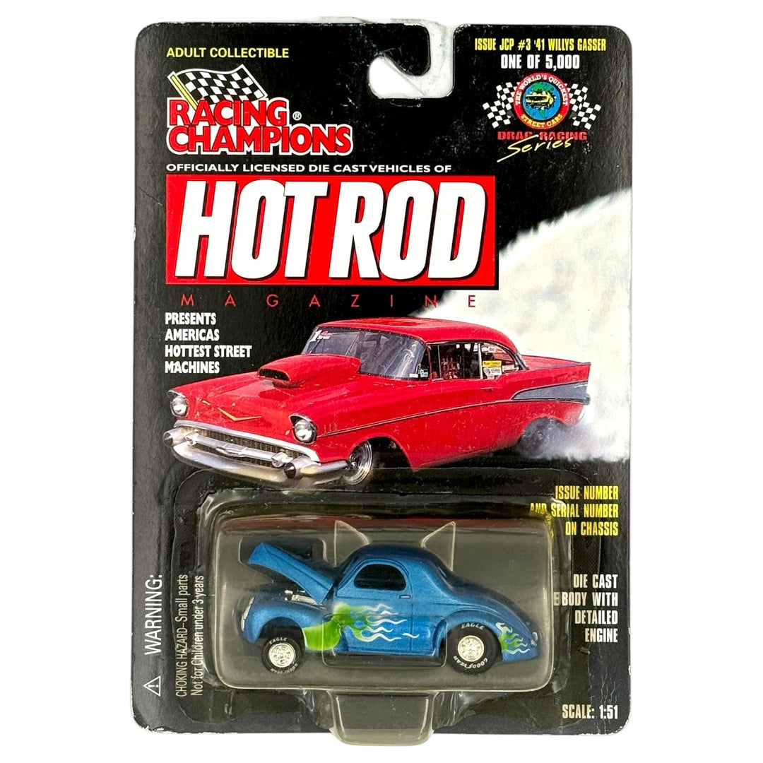 Racing Champions - '41 Willys Gasser - 1998 Hot Rod Magazine Series - Top CollectiblesDiecastRacing Champions