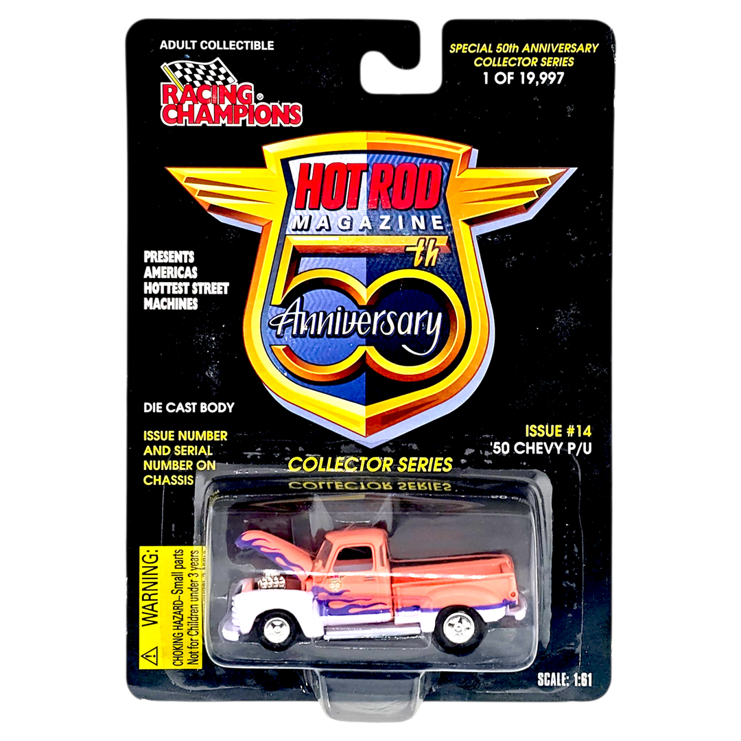 Racing Champions - '50 Chevy P/U - 1997 Hot Rod Magazine 50th Anniversary Series - Top CollectiblesDiecastRacing Champions