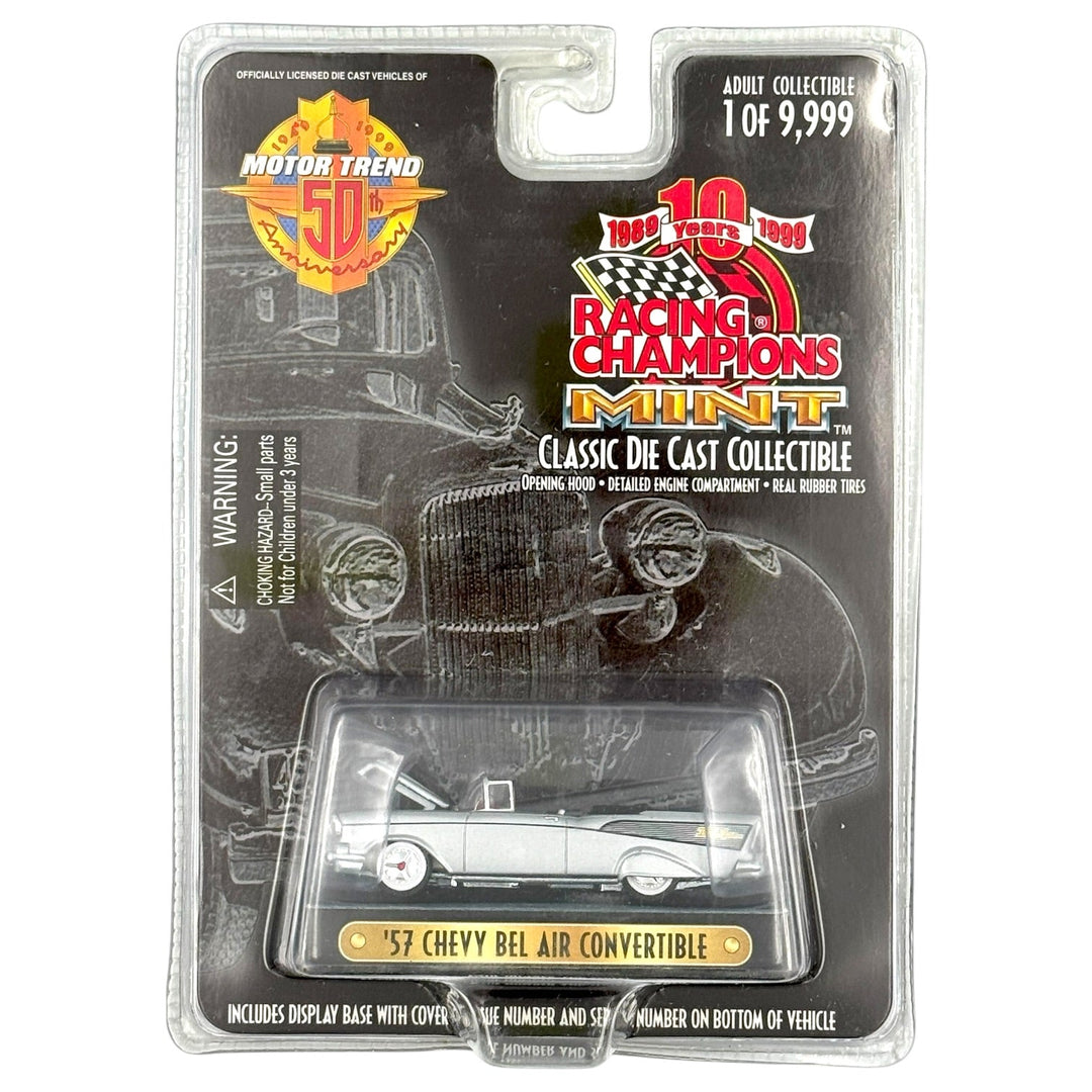 Racing Champions - '57 Chevy Bel Air Convertible - 1999 Mint Edition Series - Top CollectiblesDiecastRacing Champions