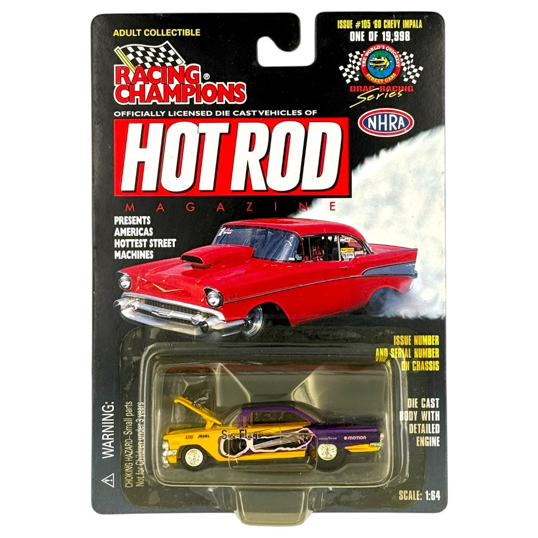 Racing Champions - '60 Chevy Impala - 1998 Hot Rod Magazine Series - Top CollectiblesDiecastRacing Champions