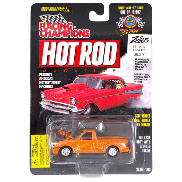 Racing Champions - '97 Ford F - 150 - 1997 Hot Rod Magazine Series - Top CollectiblesDiecastRacing Champions