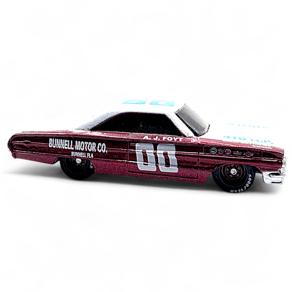 Racing Champions - A.J. Foyt 1964 Ford Galaxie Stock Car - 1996 Nascar Classics Series - Top CollectiblesDiecastRacing Champions