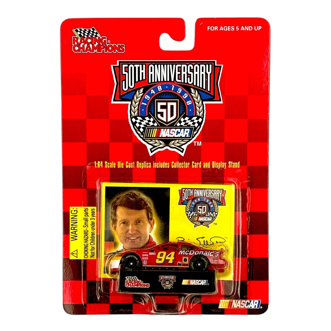 Racing Champions - Bill Elliot's Ford Taurus Stock Car - 1998 50 Years of Nascar Commemorative Series - Top CollectiblesDiecastRacing Champions