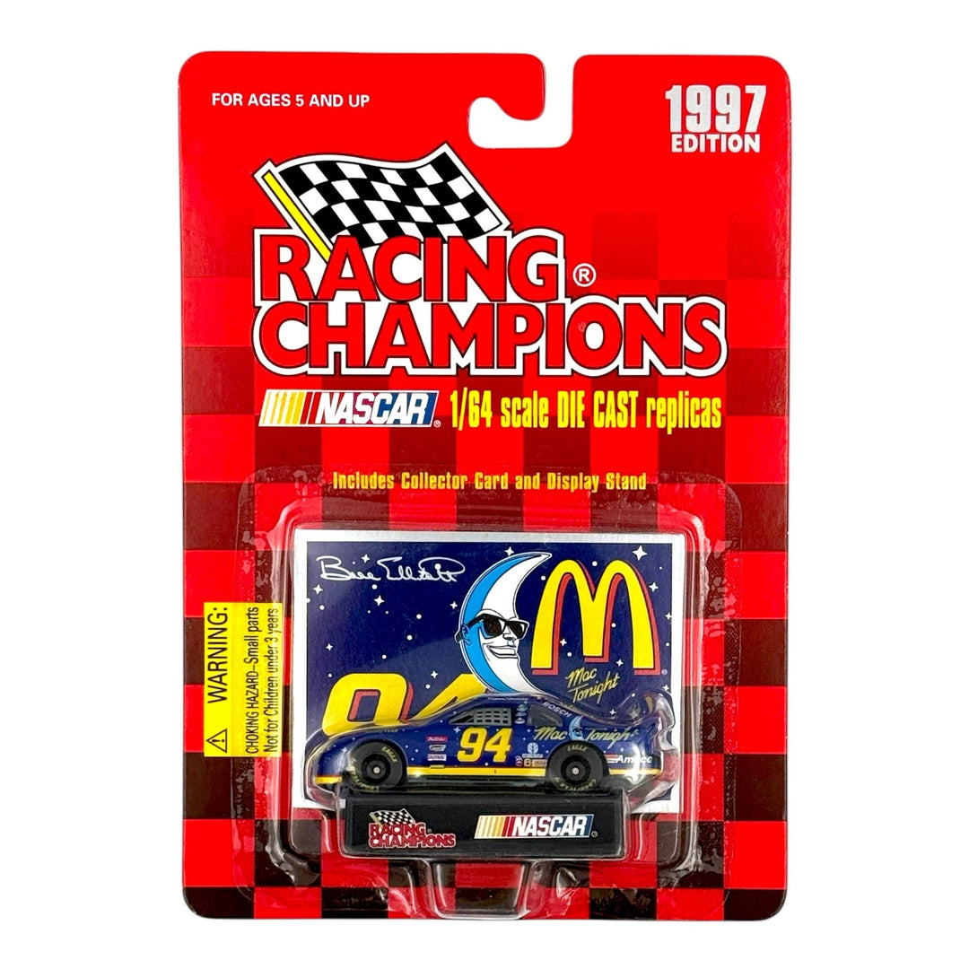 Racing Champions - Bill Elliott "Mac Tonight" Ford Thunderbird Stock Car - 1997 Nascar Series - Top CollectiblesDiecastRacing Champions