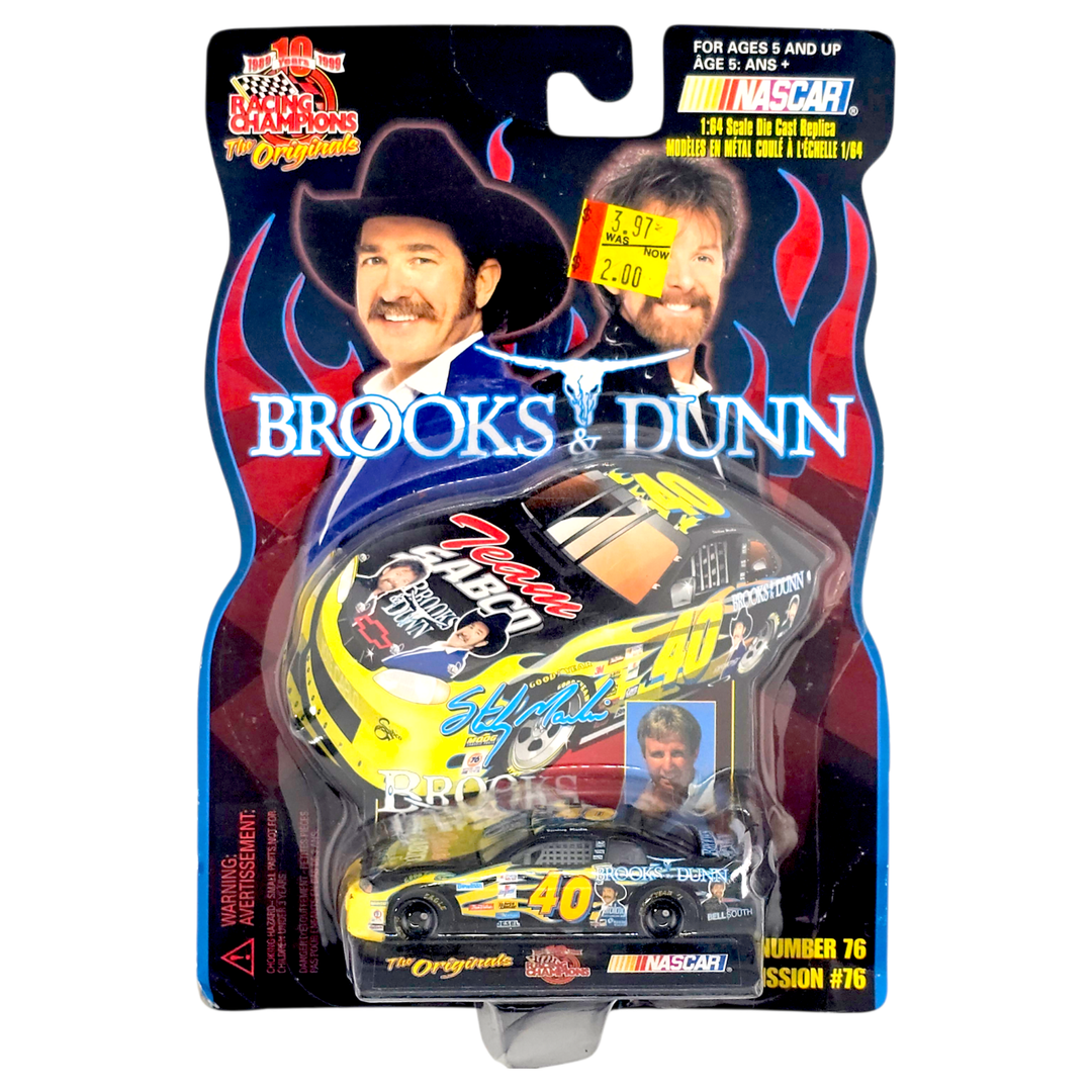 Racing Champions - Brooks & Dunn Chevrolet Stock Car - 1999 Nascar The Originals Series - Top CollectiblesDiecastRacing Champions
