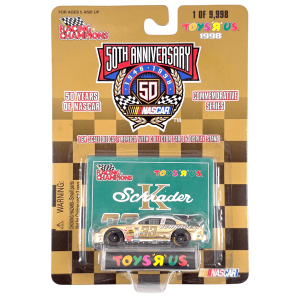 Racing Champions - Chevrolet Monte Carlo Stock Car - 1998 50 Years of Nascar Gold Series *Toy 'R' Us Exclusive* - Top CollectiblesDiecastRacing Champions