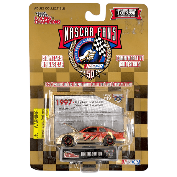 Racing Champions - Chevrolet Monte Carlo Stock Car - 1998 Nascar 50 Years of Nascar Gold Series - Top CollectiblesDiecastRacing Champions