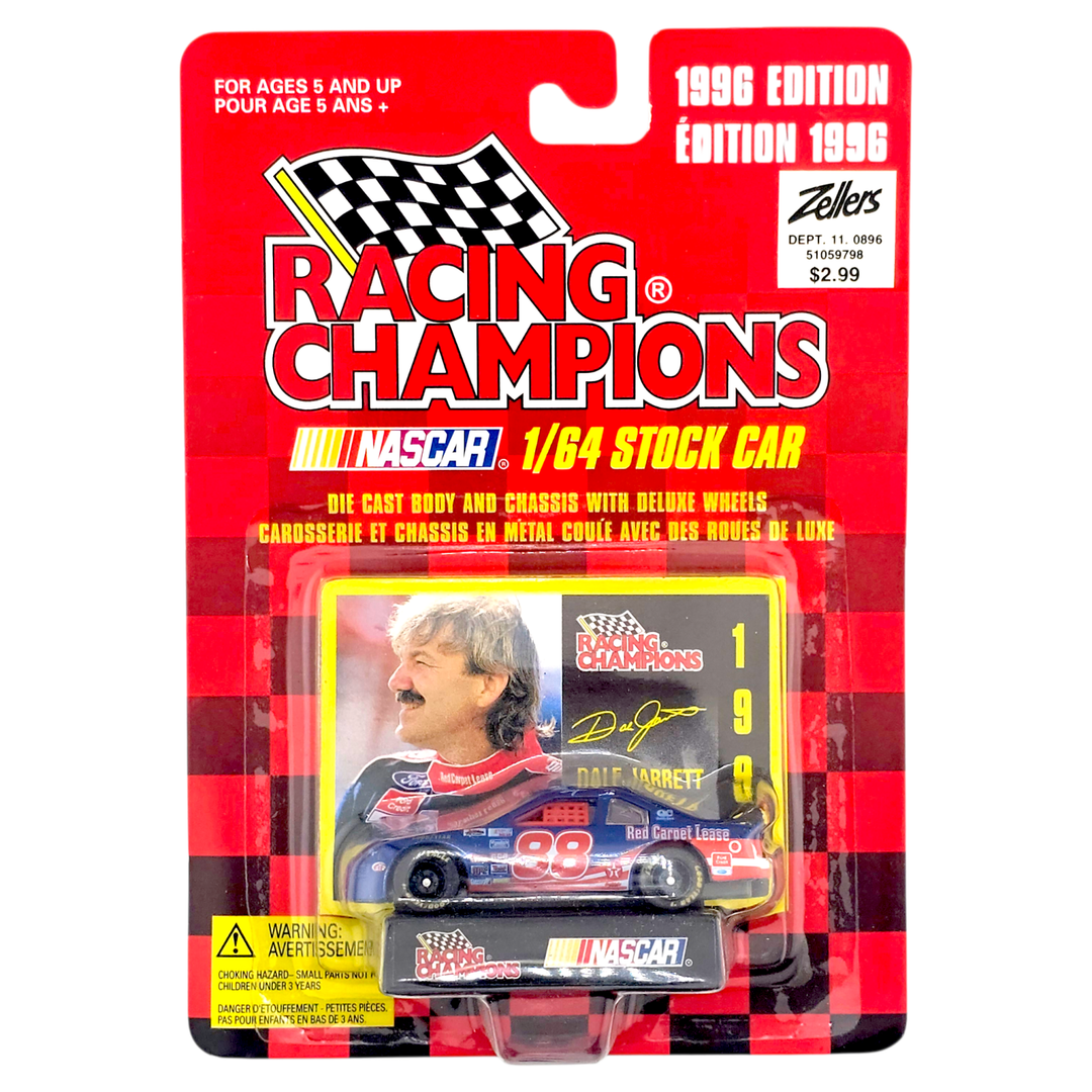 Racing Champions - Dale Jarrett Ford Thunderbird Stock Car - 1996 Nascar Series - Top CollectiblesDiecastRacing Champions