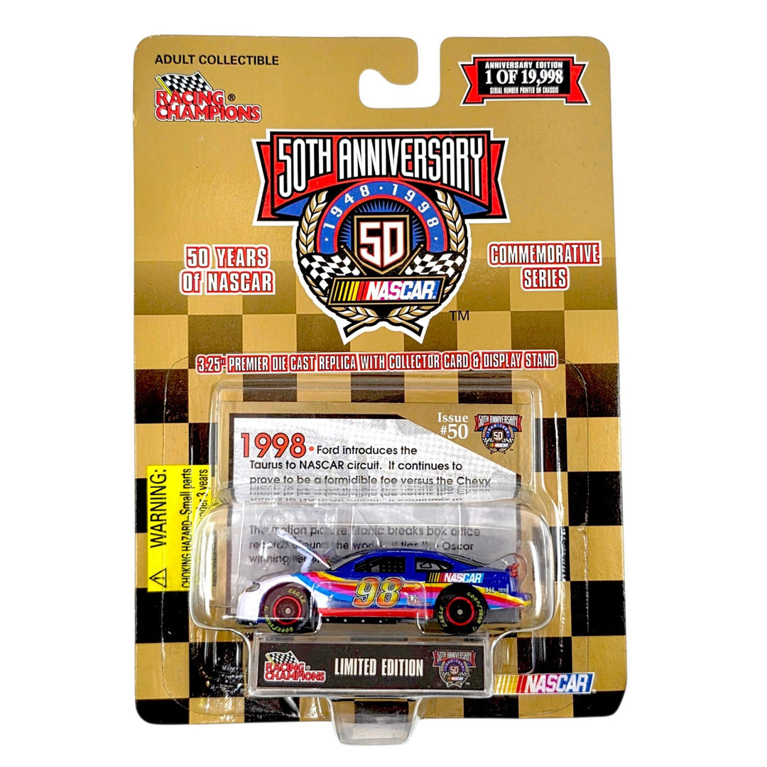 Racing Champions - Ford Taurus Stock Car - 1998 50 Years of Nascar Commemorative Series - Top CollectiblesDiecastRacing Champions
