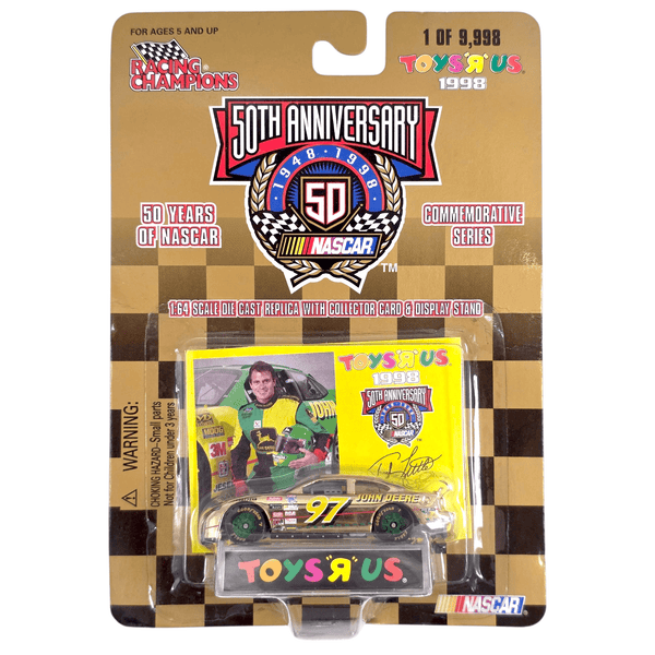 Racing Champions - Ford Taurus Stock Car - 1998 50 Years of Nascar Gold Series *Toy 'R' Us Exclusive* - Top CollectiblesDiecastRacing Champions