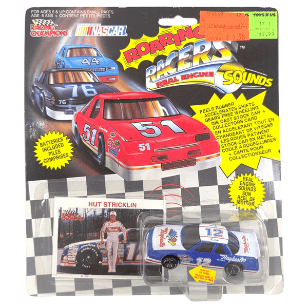 Racing Champions - Hut Stricklin Stock Car - 1991 Roaring Racers Sounds Series - Top CollectiblesDiecastRacing Champions