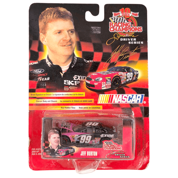Racing Champions - Jeff Burton Ford Taurus Stock Car - 1999 Signature Driver Series - Top CollectiblesDiecastRacing Champions