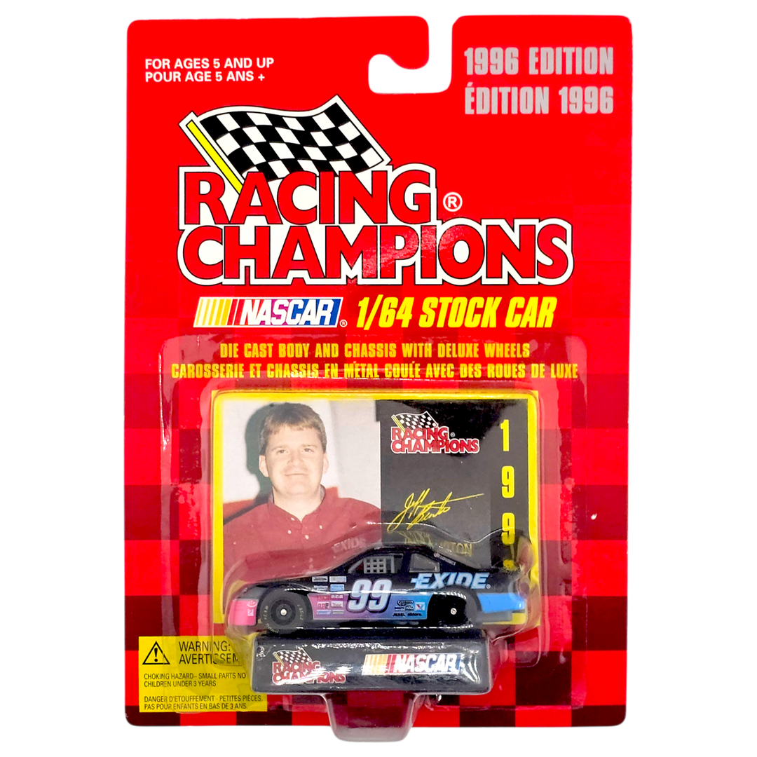 Racing Champions - Jeff Burton Ford Thunderbird Stock Car - 1996 - Top CollectiblesDiecastRacing Champions