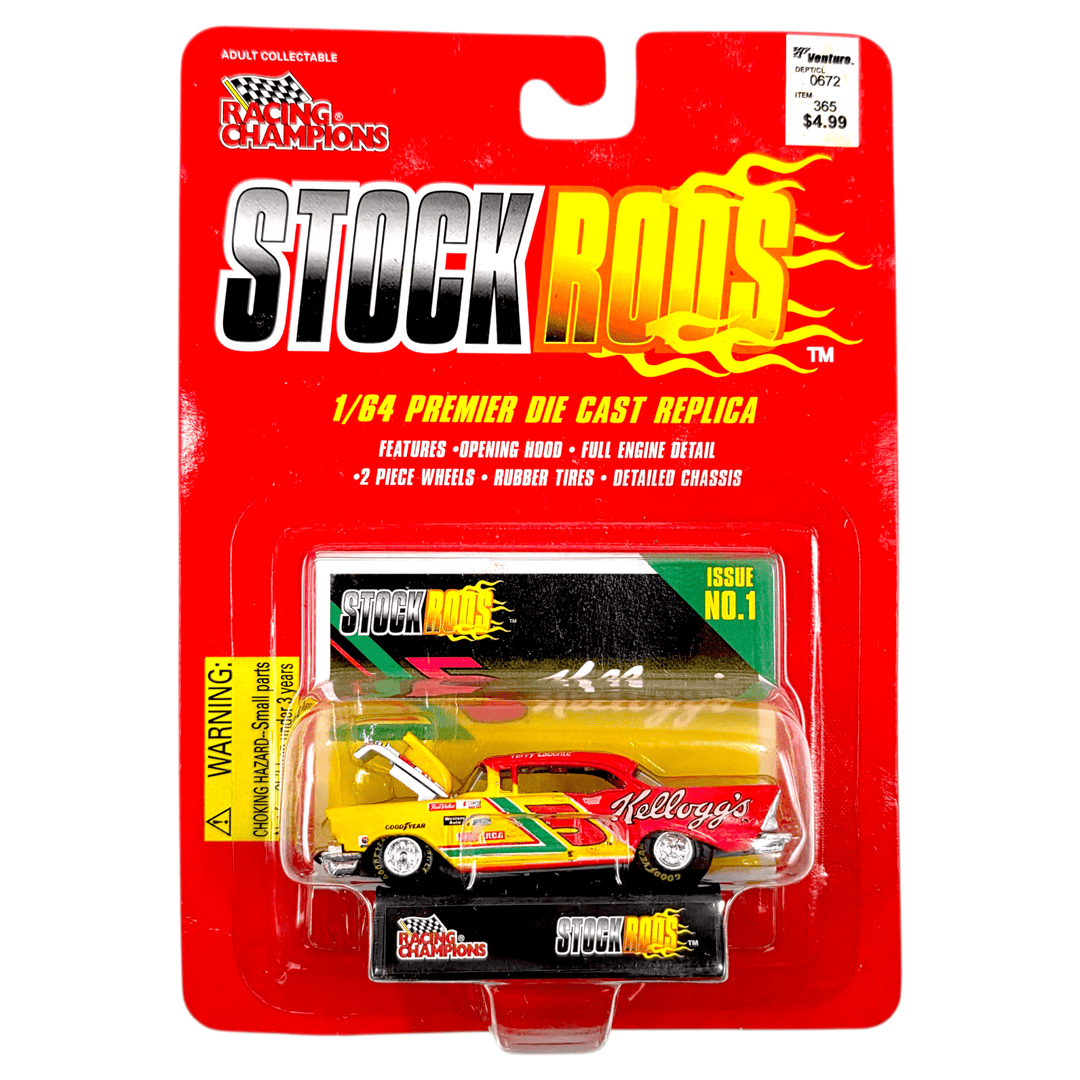 Racing Champions - Kellogg's Chevy Bel Air Stock Car - 1997 Stock Rods Series - Top CollectiblesDiecastRacing Champions