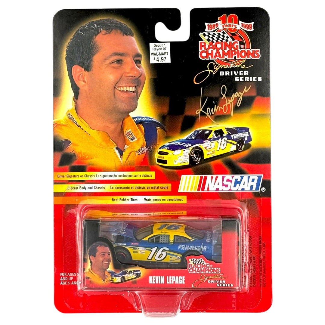 Racing Champions - Kevin Lepage Ford Taurus Stock Car - 1999 Signature Driver Series - Top CollectiblesDiecastRacing Champions