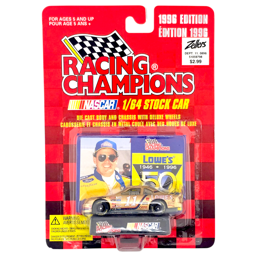 Racing Champions - Lowe's Anniversary Ford Thunderbird Stock Car - 1996 Nascar Series - Top CollectiblesDiecastRacing Champions