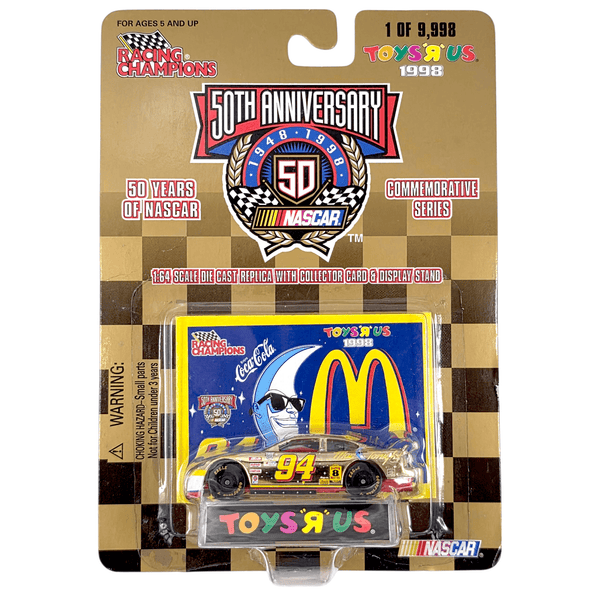 Racing Champions - Mac Tonight Ford Taurus Stock Car - 1998 50 Years of Nascar Gold Series *Toys 'R' Us Exclusive* - Top CollectiblesDiecastRacing Champions