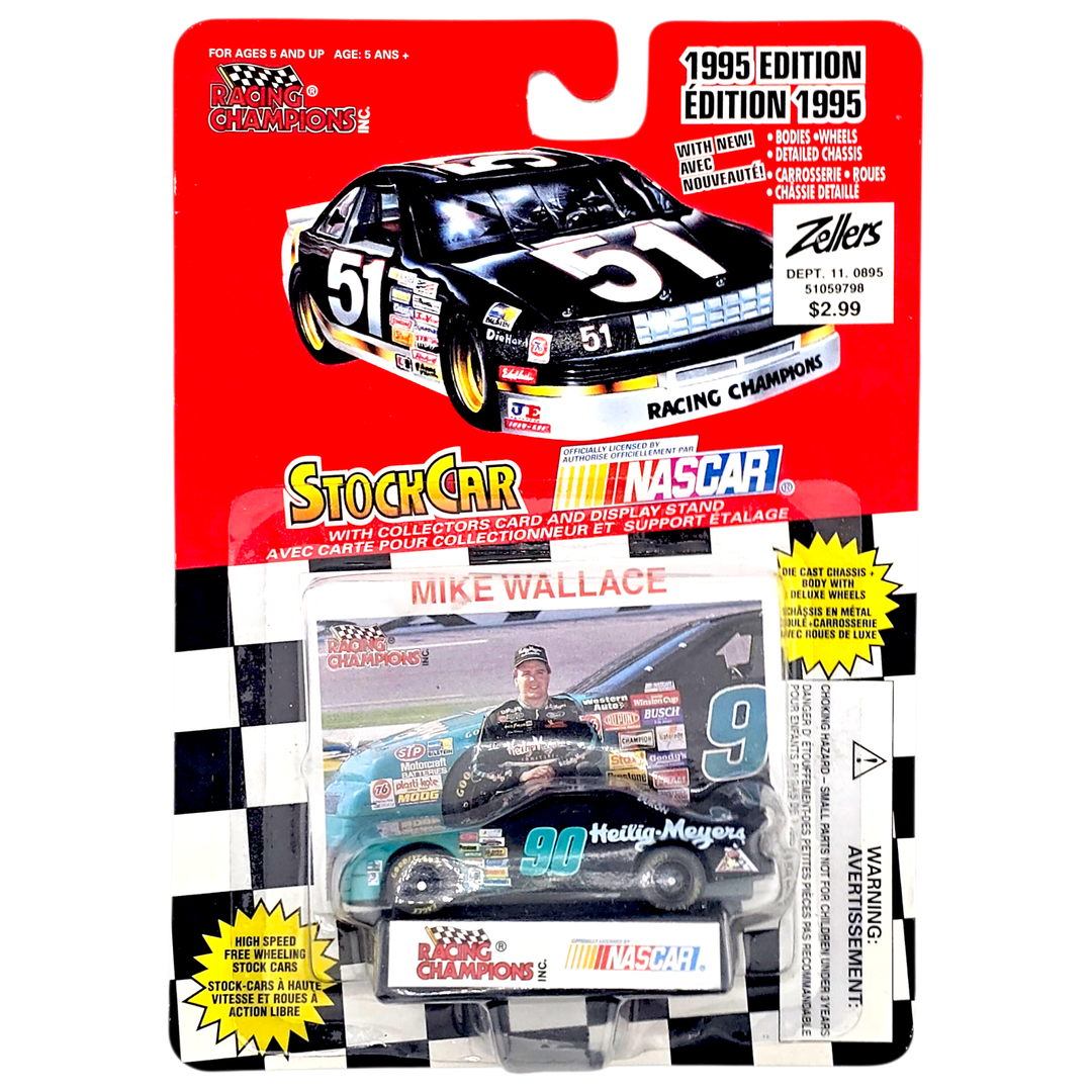 Racing Champions - Mike Wallace Ford Thunderbird Stock Car - 1995 Nascar Series - Top CollectiblesDiecastRacing Champions