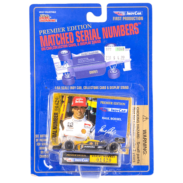 Racing Champions - Raul Boesel Indy Car - 1993 Premier Edition Series - Top CollectiblesDiecastRacing Champions