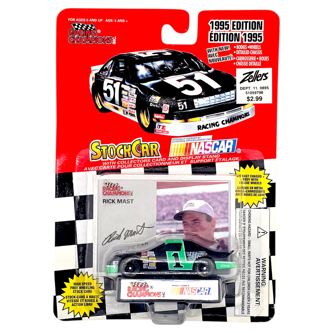 Racing Champions - Rick Mast Ford Thunderbird Stock Car - 1995 Nascar Series - Top CollectiblesDiecastRacing Champions