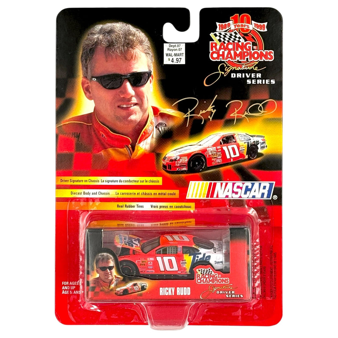 Racing Champions - Ricky Rudd Ford Taurus Stock Car - 1999 Signature Driver Series - Top CollectiblesDiecastRacing Champions