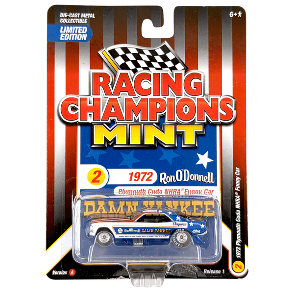 Racing Champions - Ron O'Donnell 1972 Plymouth Cuda NHRA Funny Car - 2025 Mint Series - Top CollectiblesDiecastRacing Champions