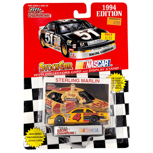 Racing Champions - Sterling Marlin Chevrolet Monte Carlo Stock Car - 1994 Nascar Series - Top CollectiblesDiecastRacing Champions