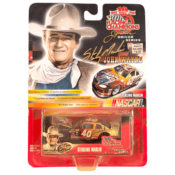 Racing Champions - Sterling Marlin Chevrolet Monte Carlo Stock Car - 1999 Signature Driver Series - Top CollectiblesDiecastRacing Champions