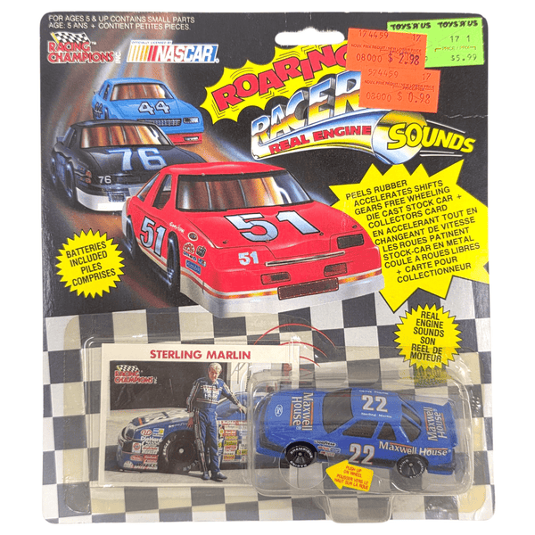 Racing Champions - Sterling Marlin Stock Car - 1991 Roaring Racers Sounds Series - Top CollectiblesDiecastRacing Champions