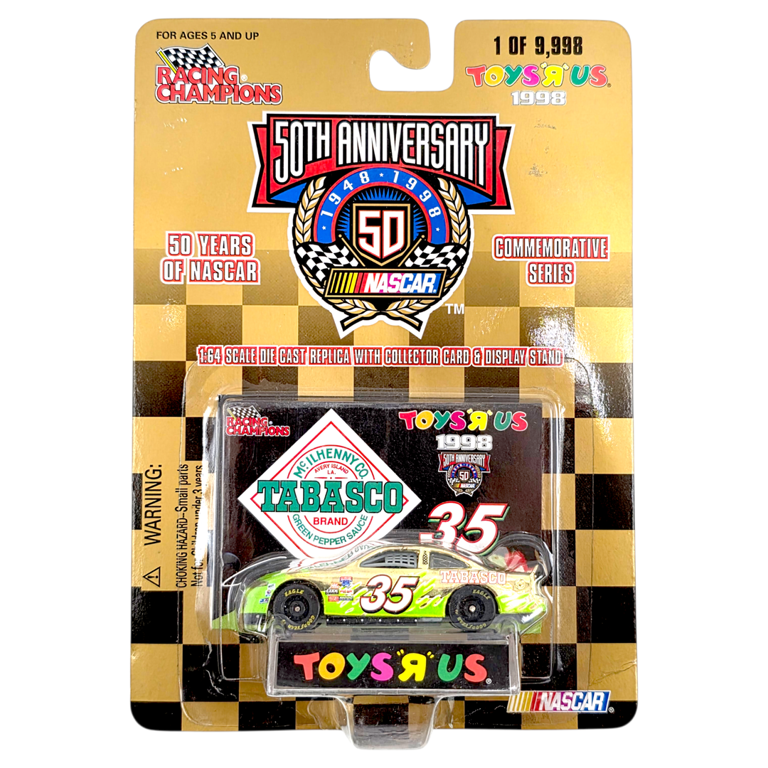 Racing Champions - Tabasco Pontiac Grand Prix Stock Car - 1998 50 Years of Nascar Gold Series *Toys 'R' Us Exclusive* - Top CollectiblesDiecastRacing Champions