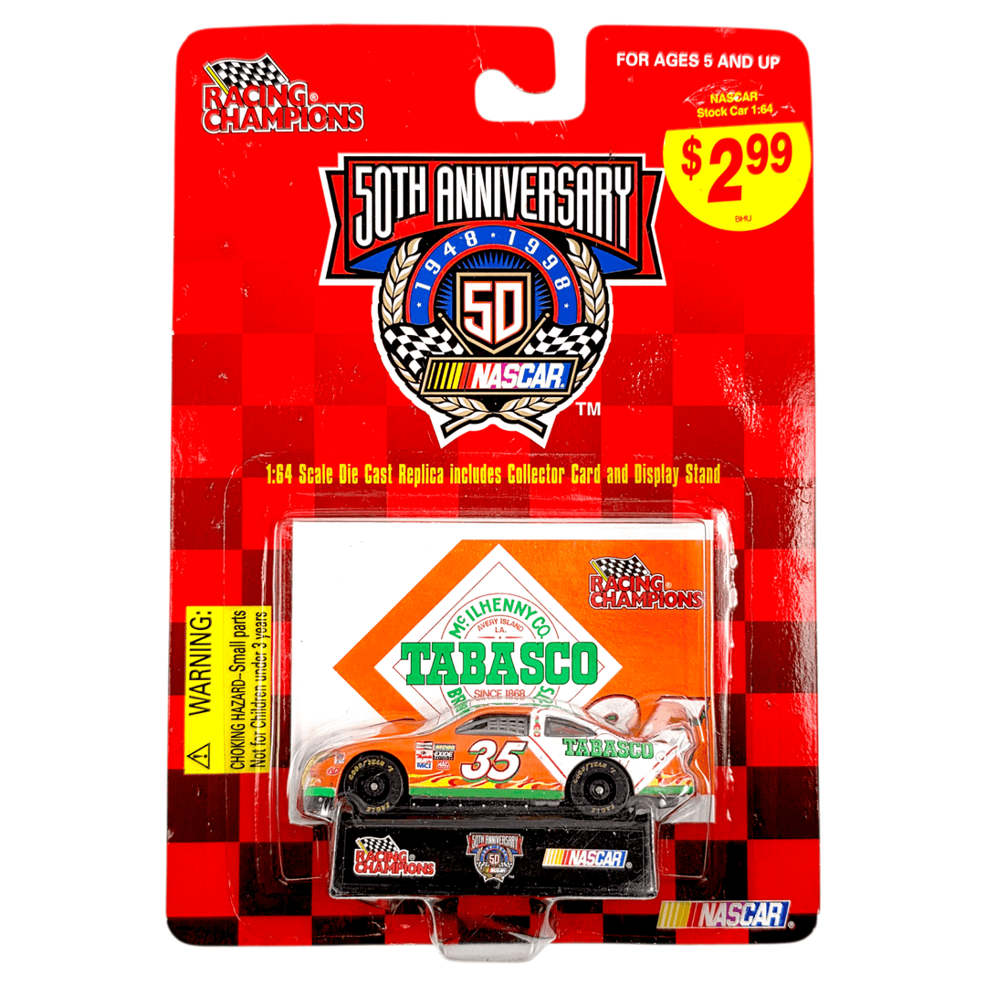 Racing Champions - Tabasco Pontiac Grand Prix Stock Car - 1998 Nascar 50th Series - Top CollectiblesDiecastRacing Champions