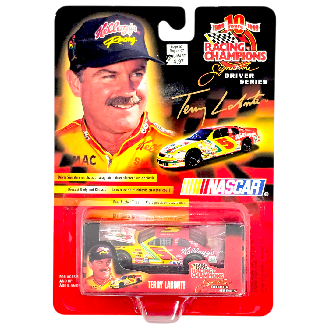Racing Champions - Terry Labonte Chevrolet Monte Carlo Stock Car - 1999 Signature Driver Series - Top CollectiblesDiecastRacing Champions