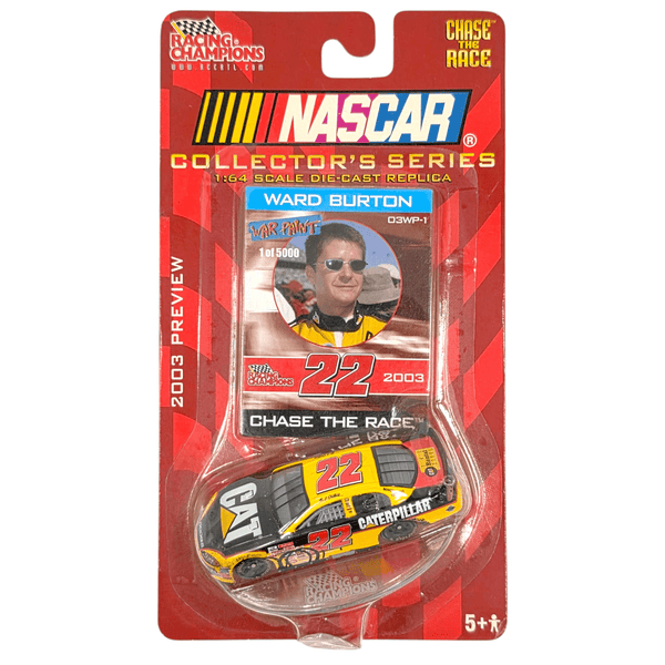 Racing Champions - Ward Burton Dodge Intrepid Stock Car - 2002 "Chase the Race" Collector's Series - Top CollectiblesDiecastRacing Champions
