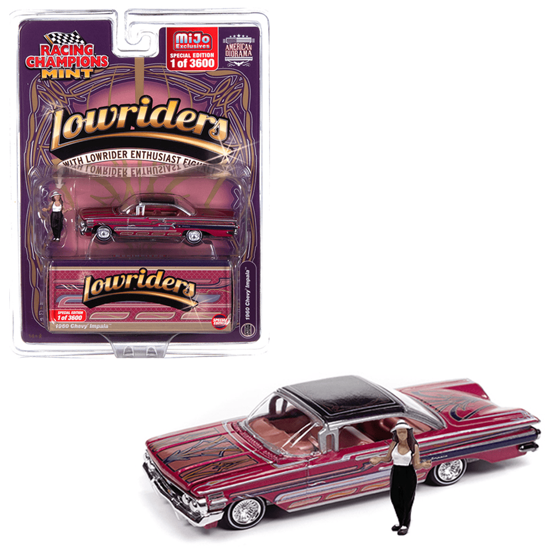 Racing Champions X American Diorama - 1960 Chevrolet Impala SS w/ Figure - 2024 Lowriders Series - Top CollectiblesDiecastRacing Champions