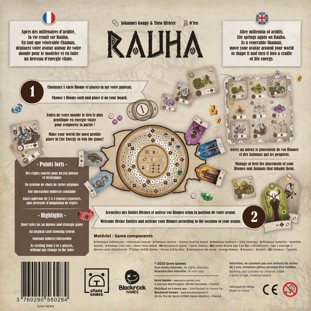 Rauha (EN / FR) - Top CollectiblesBoard GameJohannes Goupy &amp; Théo Rivière