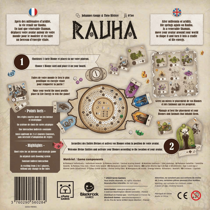 Rauha (EN / FR) - Top CollectiblesBoard GameJohannes Goupy &amp; Théo Rivière