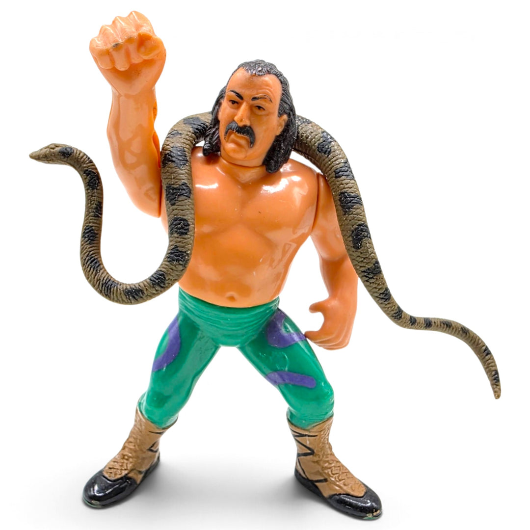Hasbro - Jake "The Snake" Roberts with Python Punch! - 1990 WWF Series 1