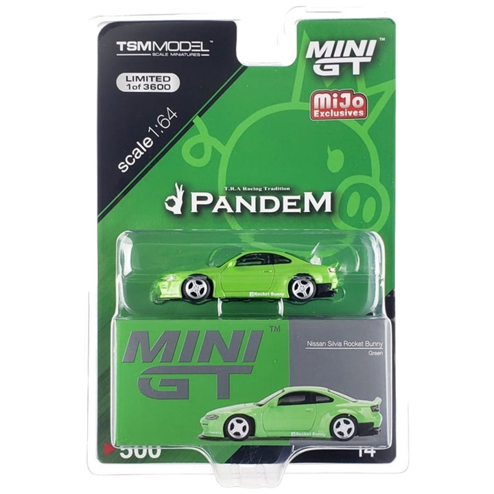 Mini GT - Nissan Silvia Pandem (S15) - Green