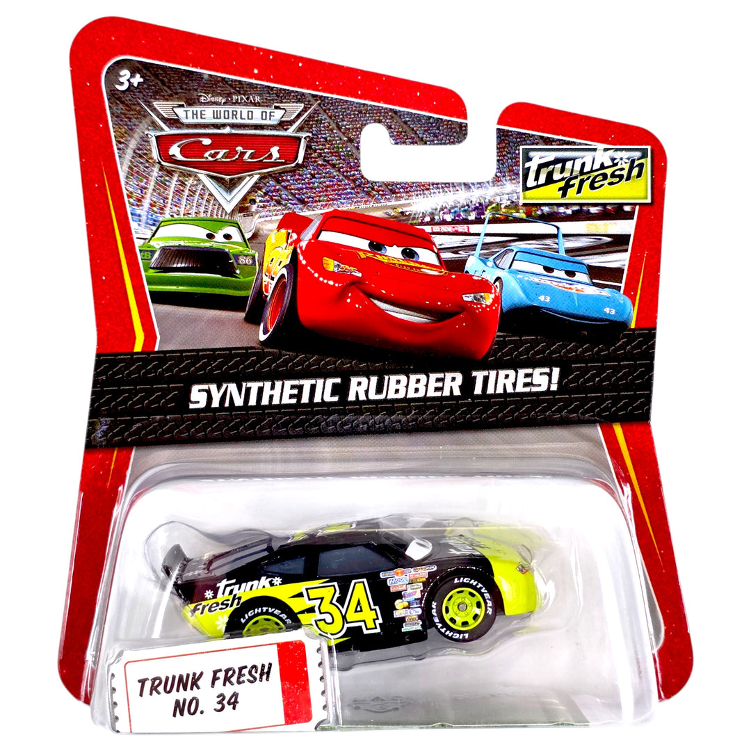 Disney Pixar - Trunk Fresh No. 34 - 2009 Cars Synthetic Rubber Tires ! Series *Kmart Exclusive*