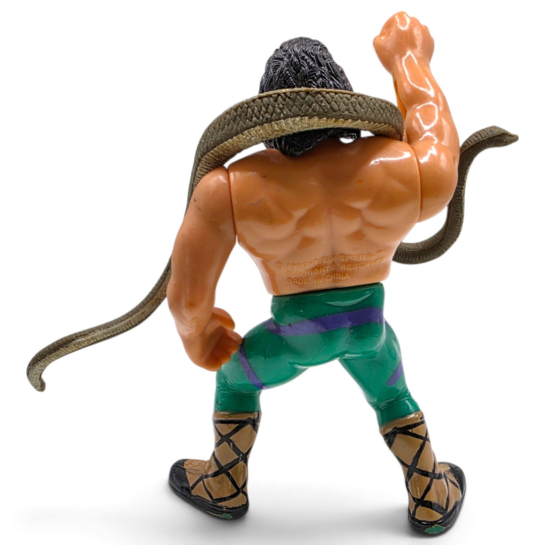 Hasbro - Jake "The Snake" Roberts with Python Punch! - 1990 WWF Series 1