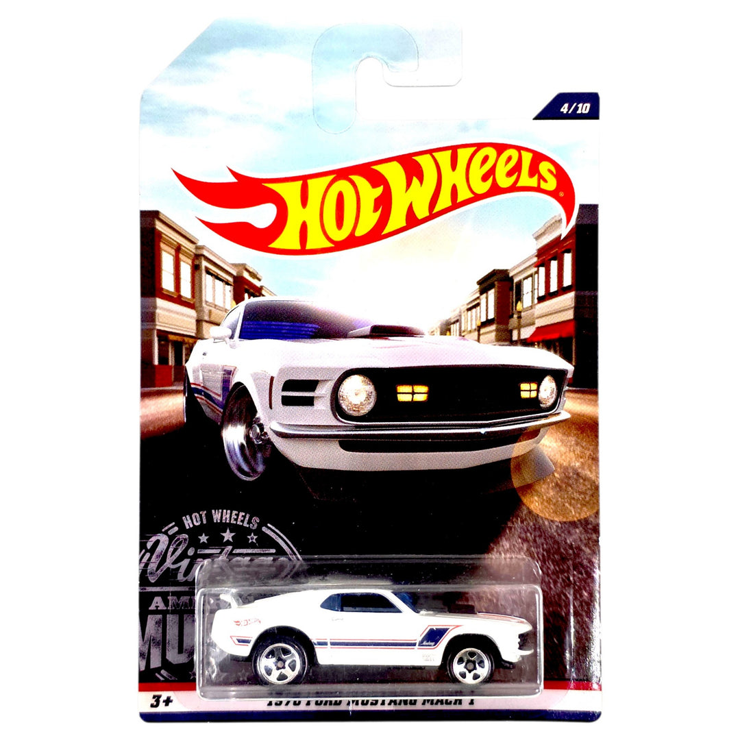 Hot Wheels - 1970 Ford Mustang Mach 1 - 2017 Vintage American Muscle Series