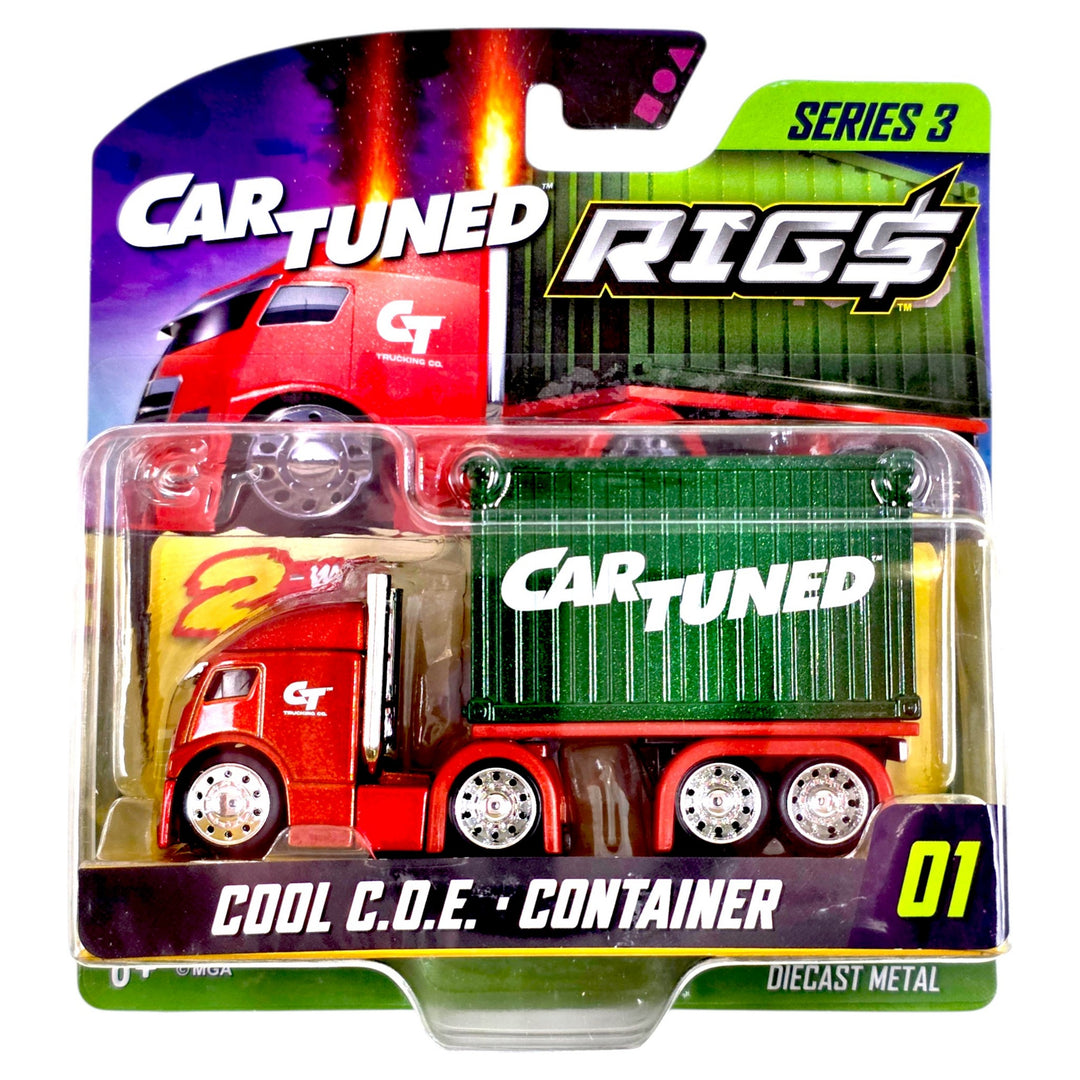 CarTuned - Cool C.O.E. Container (Orange &amp; Green) - 2026 Rigs Series 3