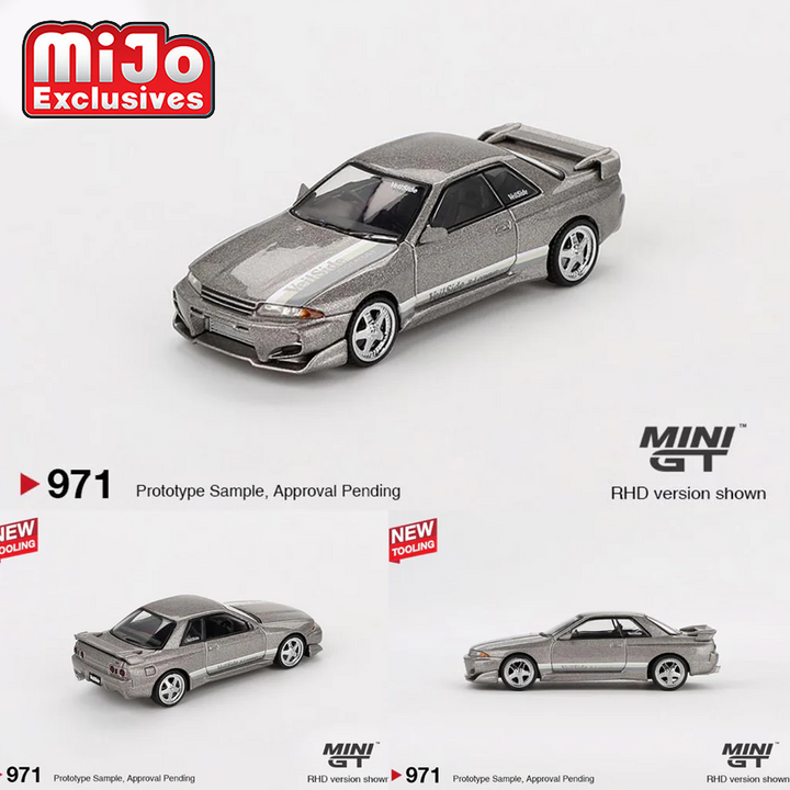 Mini GT - Nissan Skyline GT-R (R32) Veilside Combat C-I – Veilside Combat Grey