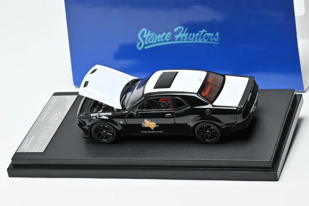 Stance Hunters - Challenger SRT Hellcat - Texas State Trooper - Top CollectiblesDiecastStance Hunters