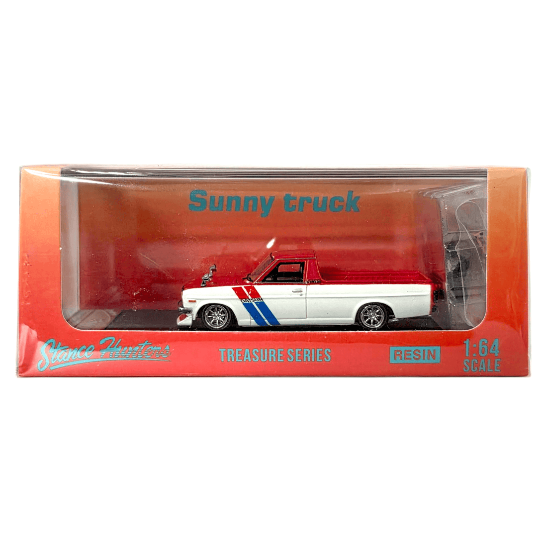 Stance Hunters - Datsun Sunny Truck w/ Accessories "BRE" - Treasure Series *Resin* - Top CollectiblesDiecastStance Hunters