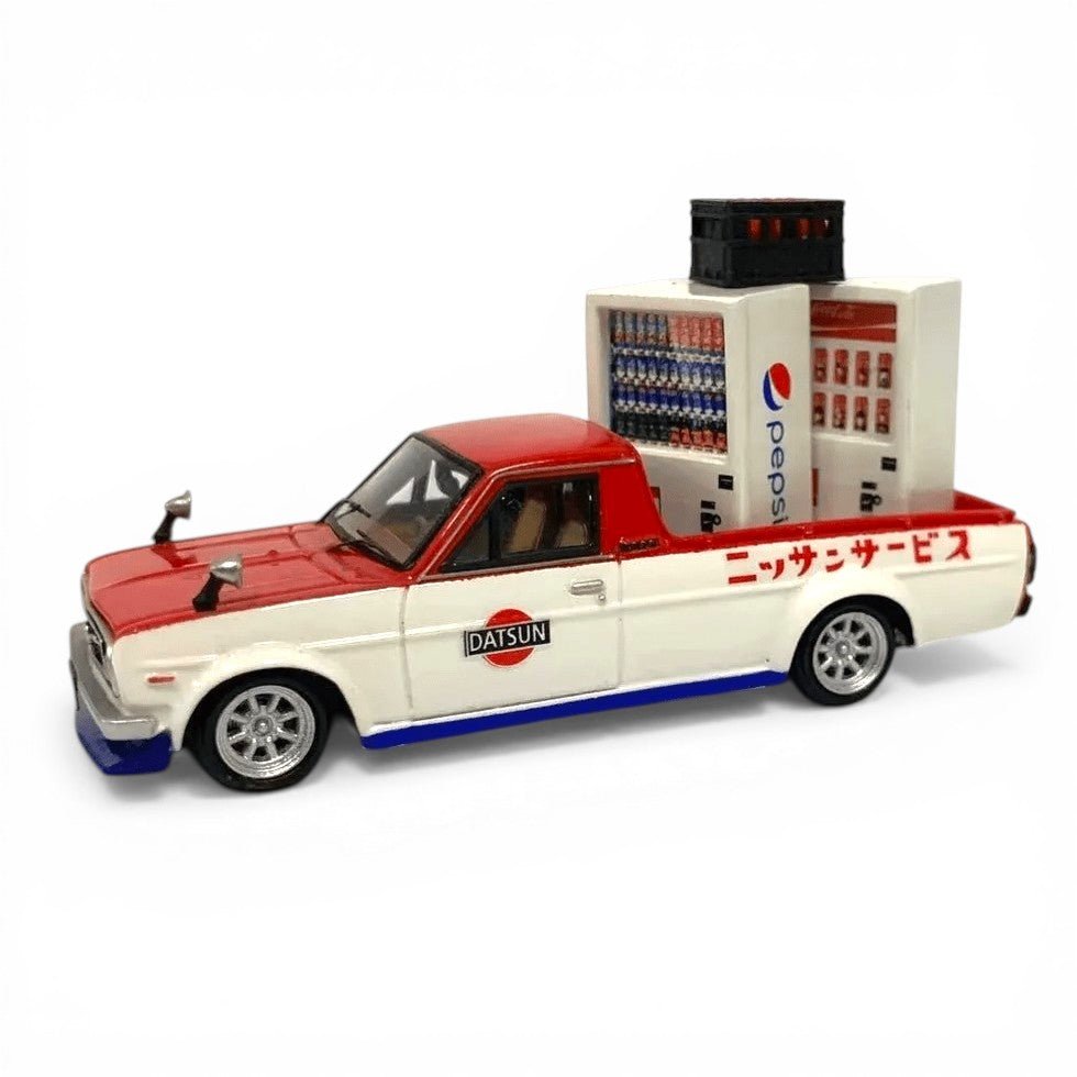 Stance Hunters - Datsun Sunny Truck w/ Accessories "Datsun" - Treasure Series *Resin* - Top CollectiblesDiecastStance Hunters