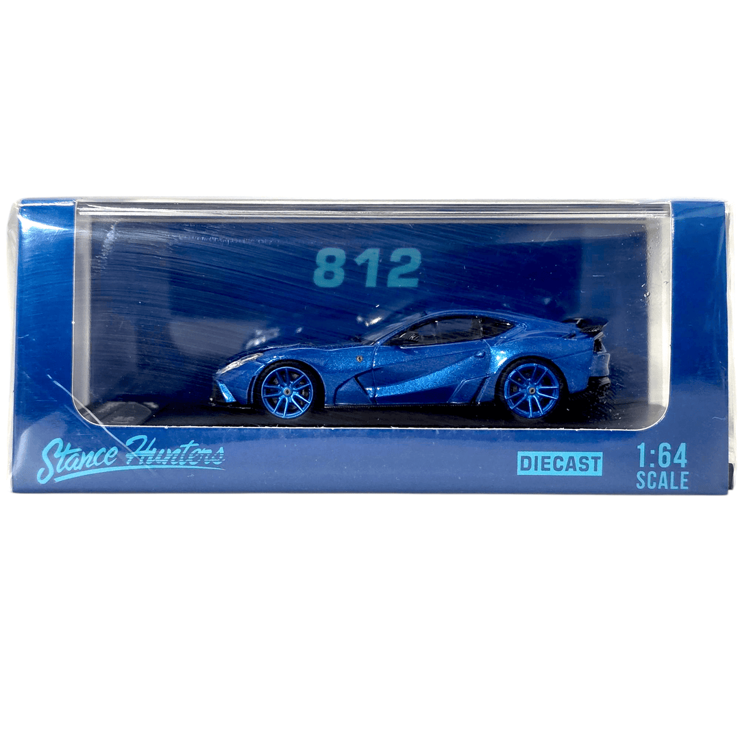 Stance Hunters - Ferrari 812 Novitec N - Largo - Blue - Top CollectiblesDiecastStance Hunters