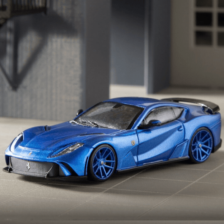 Stance Hunters - Ferrari 812 Novitec N - Largo - Blue - Top CollectiblesDiecastStance Hunters